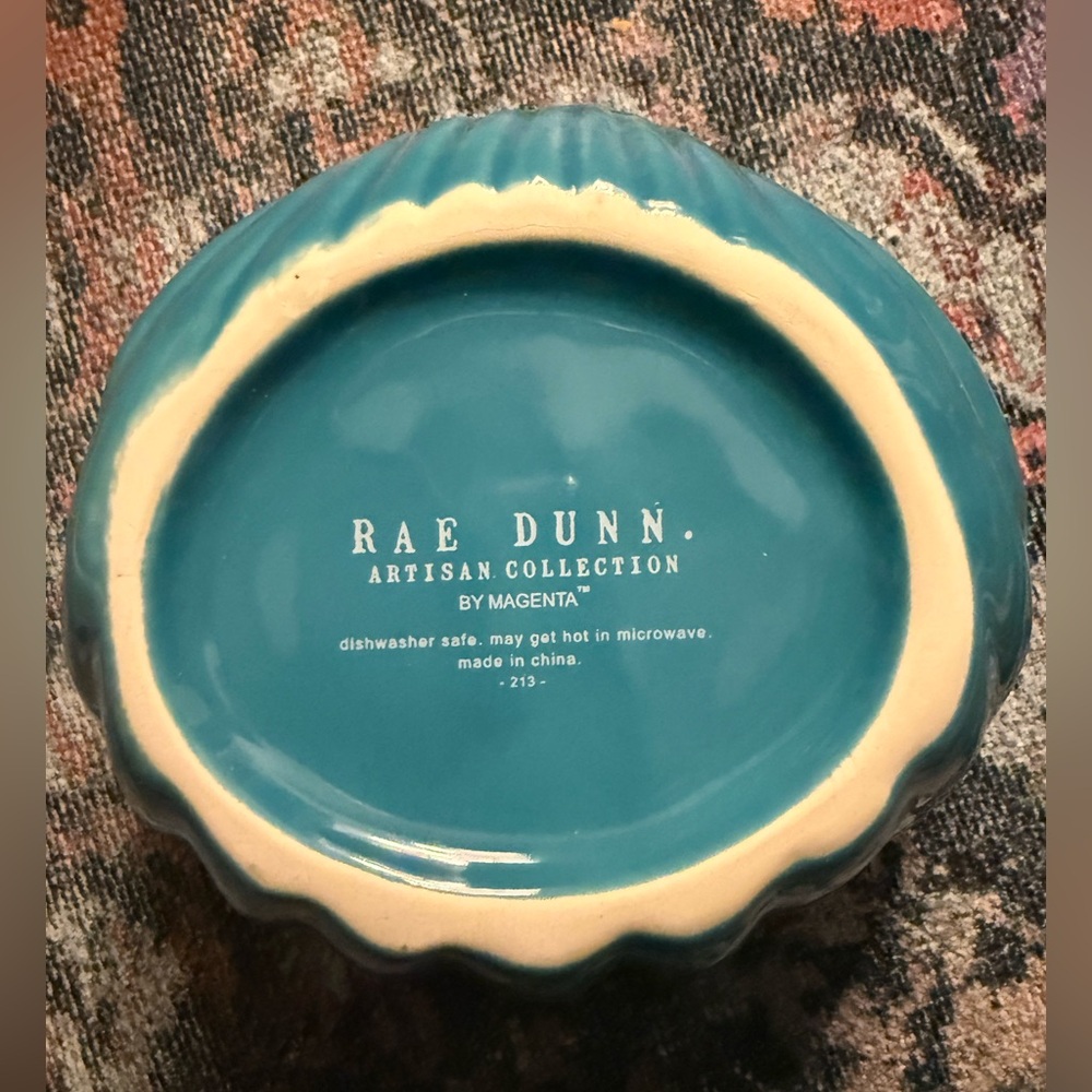 Rae Dunn Teal Artisan Bowl - Picture 3 of 7